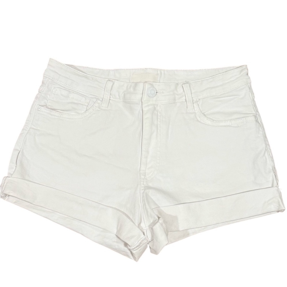 Kut from the Kloth White Jane High Rise Jean Shorts